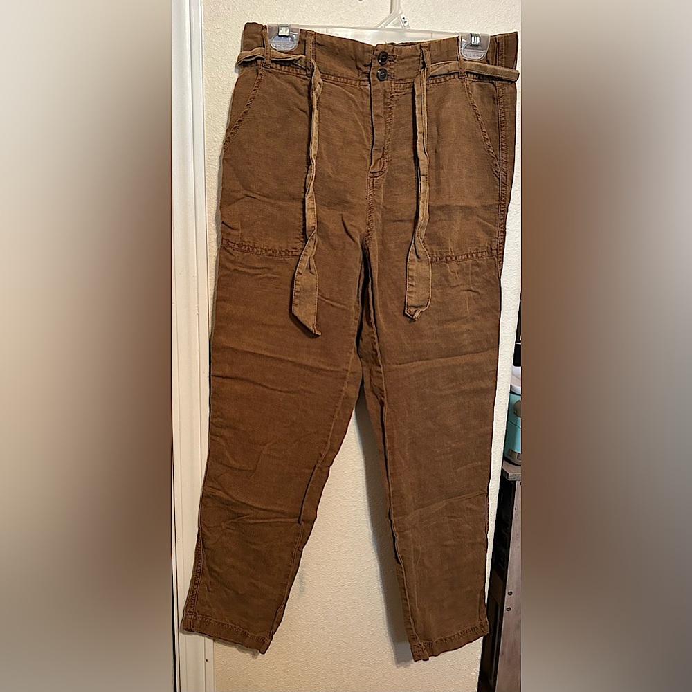 C&C California Women’s High Rise Belted Straight Pants